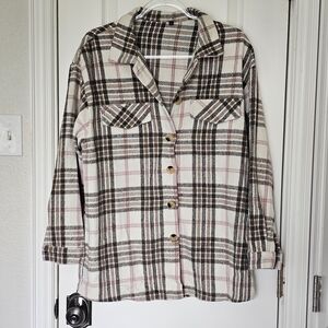 Plaid Button-Up Outerware